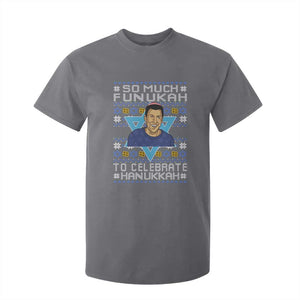 Funny So Much Funukah To Celebrate Hanukkah Sandler T Shirt For Kid TS11 Charcoal Print Your Wear