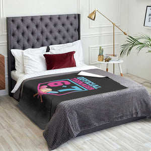 Funny 67 Baseball 13th Birthday Throw Blanket Ice Cream Drip 13th Bday Official Teenager TS11 Print Your Wear