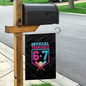 Funny 67 Baseball 13th Birthday Garden Flag Ice Cream Drip 13th Bday Official Teenager TS11 Print Your Wear