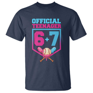 Funny 67 Baseball 13th Birthday T Shirt Ice Cream Drip 13th Bday Official Teenager TS11 Navy Print Your Wear