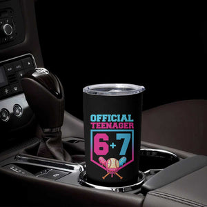 Funny 67 Baseball 13th Birthday Tumbler Cup Ice Cream Drip 13th Bday Official Teenager TS11 Print Your Wear