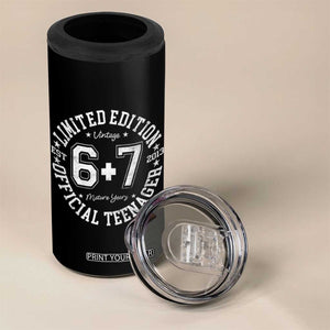 Funny 67 13th Birthday 4 in 1 Can Cooler Tumbler Est 2013 Limited Edition Official Teenager TS11 Print Your Wear