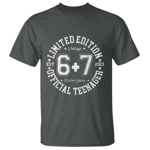 Funny 67 13th Birthday T Shirt Est 2013 Limited Edition Official Teenager TS11 Dark Heather Print Your Wear
