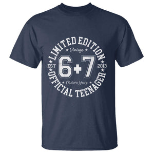 Funny 67 13th Birthday T Shirt Est 2013 Limited Edition Official Teenager TS11 Navy Print Your Wear