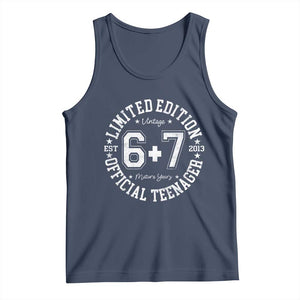 Funny 67 13th Birthday Tank Top Est 2013 Limited Edition Official Teenager TS11 Navy Print Your Wear