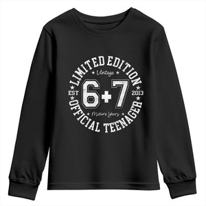 Funny 67 13th Birthday Youth Sweatshirt Est 2013 Limited Edition Official Teenager TS11 Black Print Your Wear