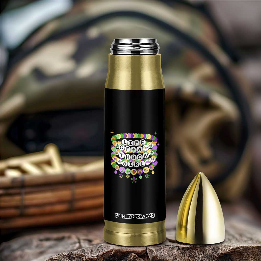 Funny Mardi Gras Throw Girl Life Bullet Tumbler Friendship Bracelet Beads TS11 Print Your Wear