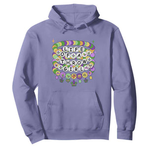 Funny Mardi Gras Throw Girl Life Hoodie Friendship Bracelet Beads TS11 Violet Print Your Wear