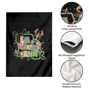 Funny Mardi Gras La Weezy Ana Garden Flag New Orleans Festival Louisiana Map TS11 Print Your Wear