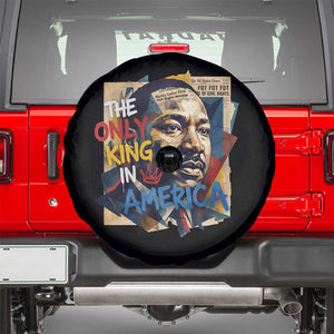 Martin Luther King Spare Tire Cover The Only King In America No Kings Protest TS11 Black Print Your Wear
