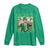 Funny Trump St Patrick's Day Make America Lucky Again Long Sleeve Shirt Shamrock White House TS11 Irish Green Print Your Wear