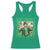 Funny Trump St Patrick's Day Make America Lucky Again Racerback Tank Top Shamrock White House TS11 Irish Green Print Your Wear