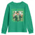Funny Trump St Patrick's Day Make America Lucky Again Youth Sweatshirt Shamrock White House TS11 Irish Green Print Your Wear