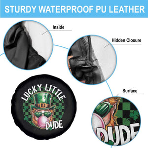 Funny St Patrick's Day Lucky Little Dude Spare Tire Cover Cute Leprechaun Shamrock TS11 Print Your Wear