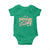 Funny St Patrick's Day Cowboy Cowgirl Baby Onesie Howdy Go Lucky Shamrock TS11 Irish Green Print Your Wear