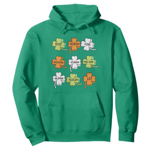 Funny Skibidi Rizz St Patrick's Day Hoodie Shamrock Clover Candy Rizzler Meme TS11 Irish Green Print Your Wear