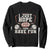 Funny American Football Sweatshirt I Just Hope Both Team Have Fun Helmet TS11 Black Print Your Wear
