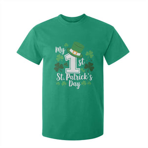 Funny My 1st St Patrick's Day T Shirt For Kid Shamrock TS11 Irish Green Print Your Wear