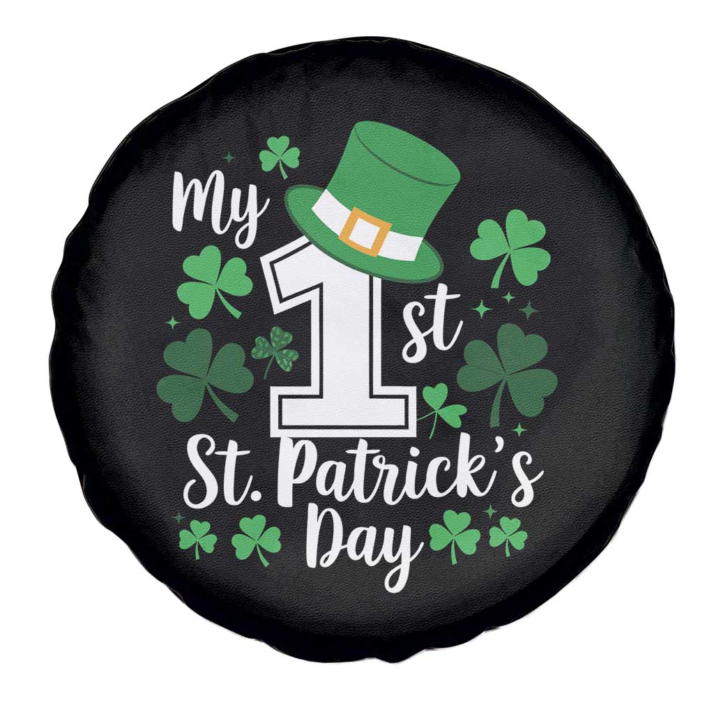Funny My 1st St Patrick's Day Spare Tire Cover Shamrock TS11 Print Your Wear