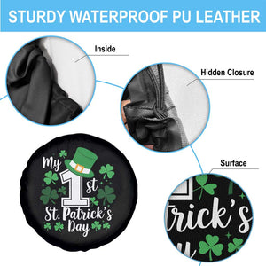 Funny My 1st St Patrick's Day Spare Tire Cover Shamrock TS11 Print Your Wear