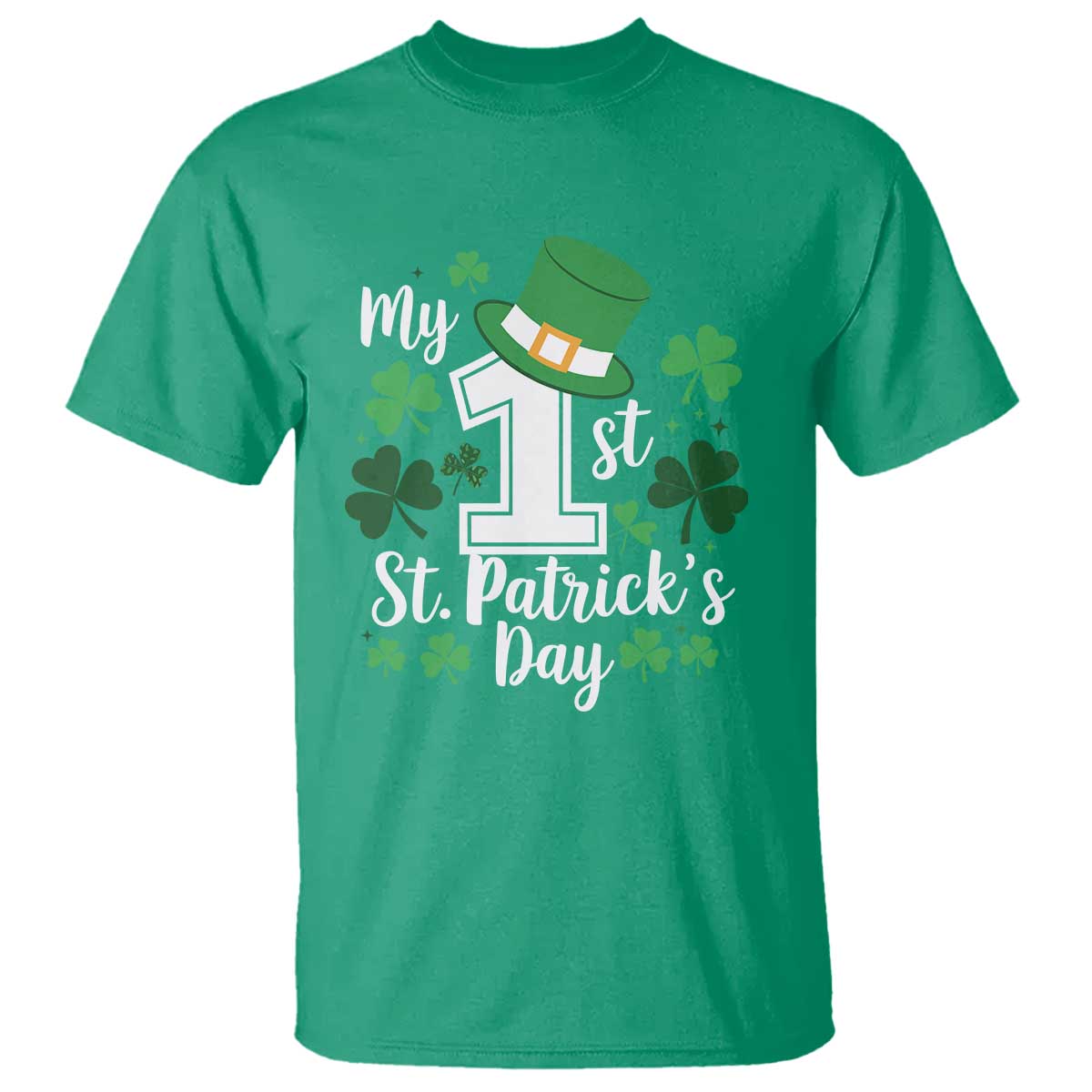 Funny My 1st St Patrick's Day T Shirt Shamrock TS11 Irish Green Print Your Wear