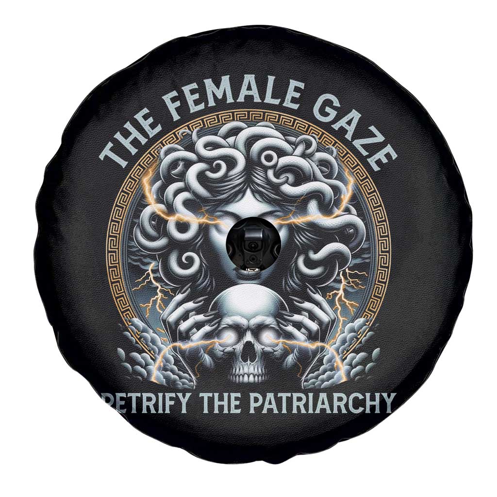 The Female Gaze Petrify The Patriarchy Spare Tire Cover Feminist TS11 Print Your Wear