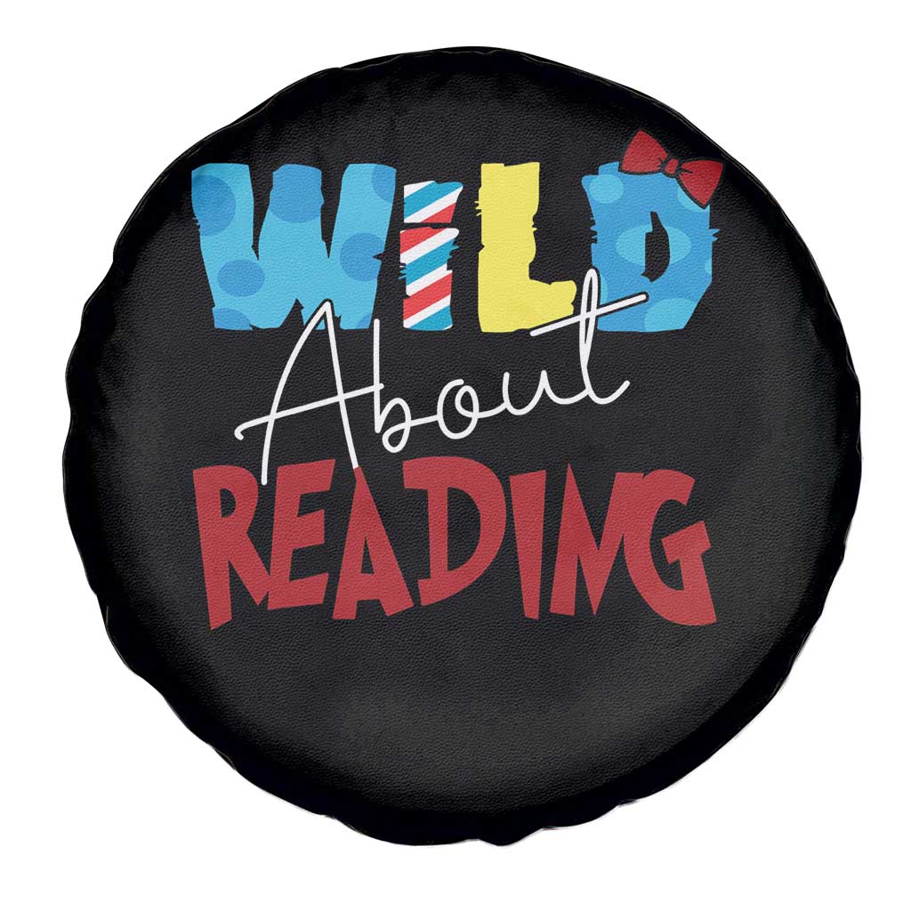 Funny Wild About Reading Spare Tire Cover Reader Lover Librarian TS11 Print Your Wear