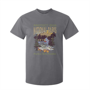 Protect Our National Parks Not Profits T Shirt For Kid Keep Wild Nature Fish Forest TS11 Charcoal Print Your Wear