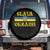 Ukraine Pride Slava Ukraini Spare Tire Cover Vintage Ukrainian Flag TS11 No hole Black Print Your Wear