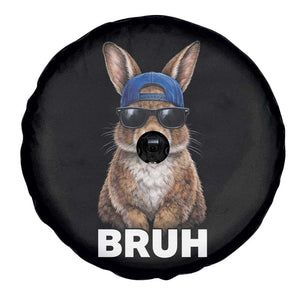 Funny Easter Bruh Bunny Sunglasses Meme Spare Tire Cover TS11 Print Your Wear