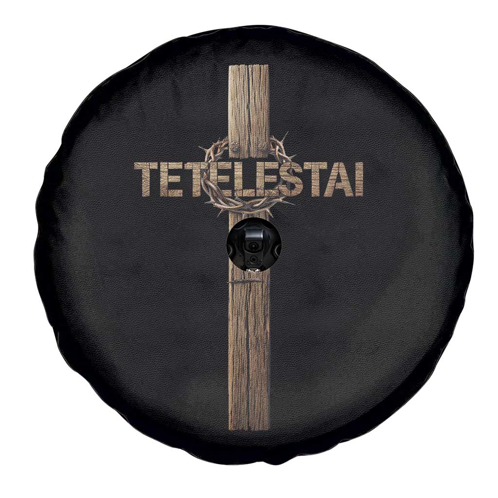 Christian Easter Resurrection Day Tetelestai Religious Cross Spare Tire Cover TS11 Print Your Wear