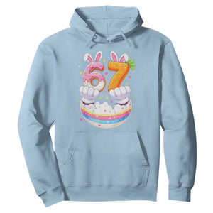Funny Easter Day Bunny 67 Six Seven Meme Hoodie TS11 Light Blue Print Your Wear