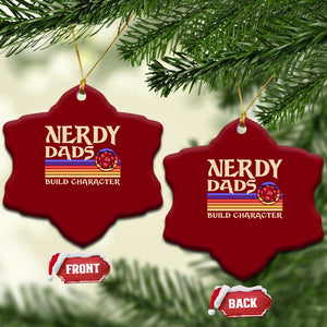 Nerdy Dad Ceramic Ornament Funny Fathers Day RPG Gaming D20 Tabletop TS11 Print Your Wear