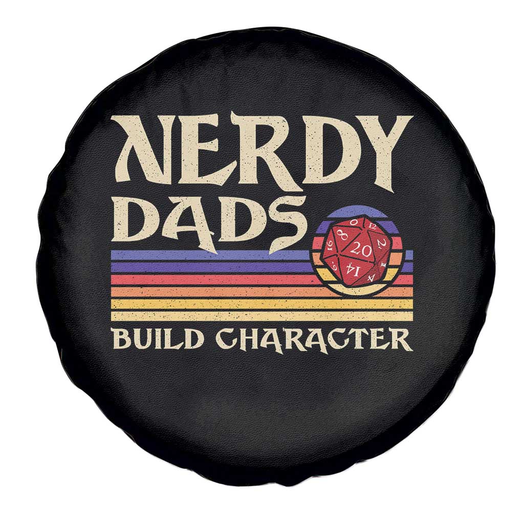 Nerdy Dad Spare Tire Cover Funny Fathers Day RPG Gaming D20 Tabletop TS11 Print Your Wear