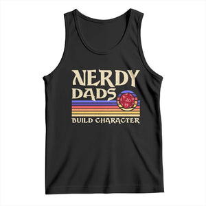 Nerdy Dad Tank Top Funny Fathers Day RPG Gaming D20 Tabletop TS11 Black Print Your Wear