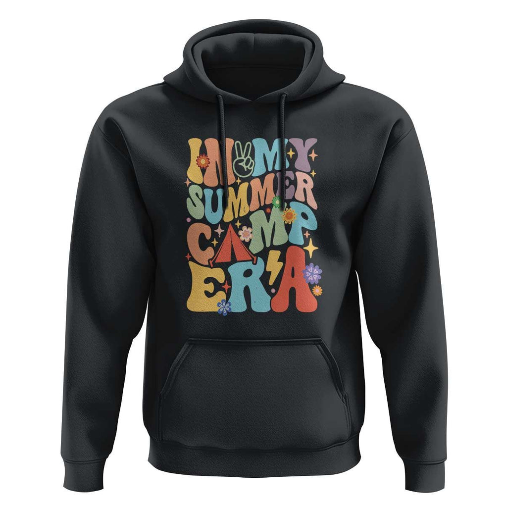 In My Summer Camp Era Hoodie Camper Retro Groovy Summer Vacation TS11 Black Print Your Wear