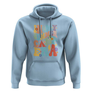 In My Summer Camp Era Hoodie Camper Retro Groovy Summer Vacation TS11 Light Blue Print Your Wear