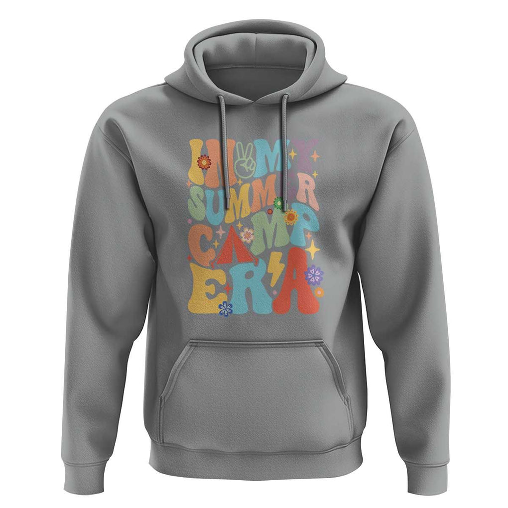 In My Summer Camp Era Hoodie Camper Retro Groovy Summer Vacation TS11 Sport Gray Print Your Wear
