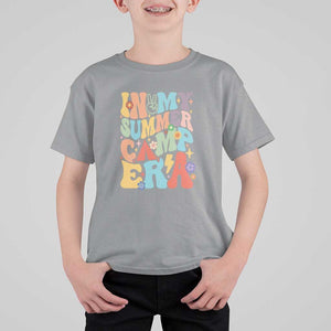 In My Summer Camp Era T Shirt For Kid Camper Retro Groovy Summer Vacation TS11 Sport Gray Print Your Wear