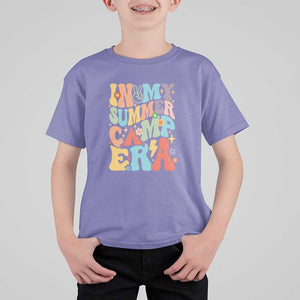 In My Summer Camp Era T Shirt For Kid Camper Retro Groovy Summer Vacation TS11 Violet Print Your Wear