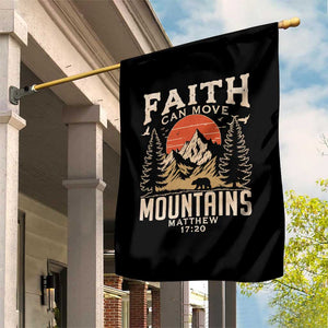 Faith Can Move Mountains Garden Flag Religious Christian Camping TS11 Print Your Wear