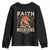 Faith Can Move Mountains Youth Sweatshirt Religious Christian Camping TS11 Black Print Your Wear