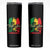 True Love Reggae Skinny Tumbler Jamaican Rasta Music Palm Tree TS11 Black Print Your Wear