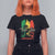 True Love Reggae T Shirt For Women Jamaican Rasta Music Palm Tree TS11 Black Print Your Wear