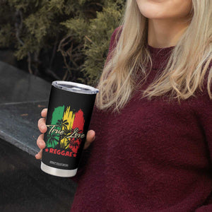 True Love Reggae Tumbler Cup Jamaican Rasta Music Palm Tree TS11 Print Your Wear