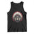 Native American Indian Chief Skull Headdress Tank Top TS11 Black Print Your Wear