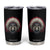 Native American Indian Chief Skull Headdress Tumbler Cup TS11 Black Print Your Wear