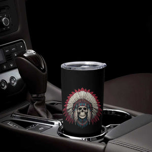 Native American Indian Chief Skull Headdress Tumbler Cup TS11 Print Your Wear