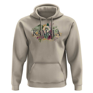 Harris 2024 Hoodie Vintage Flowers Feminine First Female President TS11 Sand Print Your Wear