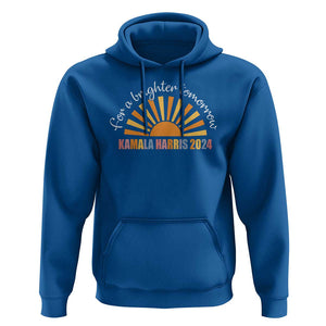 Kamala 2024 Hoodie Harris For A Brighter Tomorrow Sunshine Boho Aesthetic TS11 Royal Blue Print Your Wear